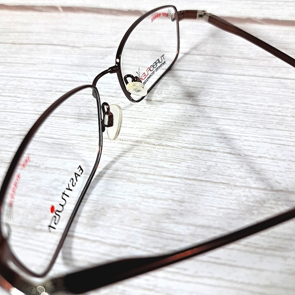 New EASY TWIST Eyeglass Frame, 360° Hinges, Lightweight Brown FLEXIBLE glasses - Picture 5 of 5